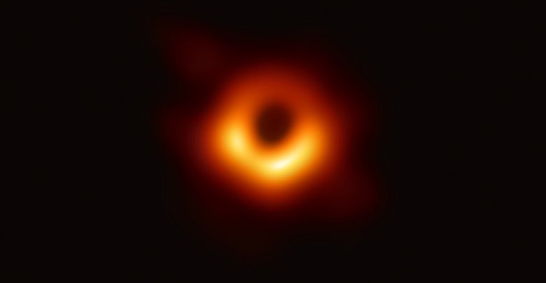 Первое реальное изображение черной дыры