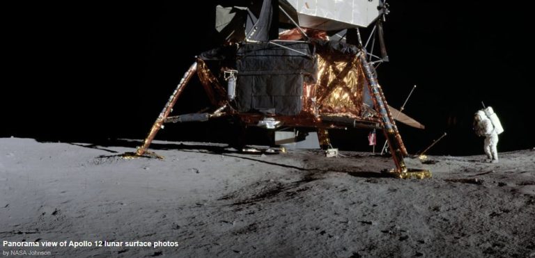 НАСА празднует посадку на Луну новыми панорамами эпохи Аполлона