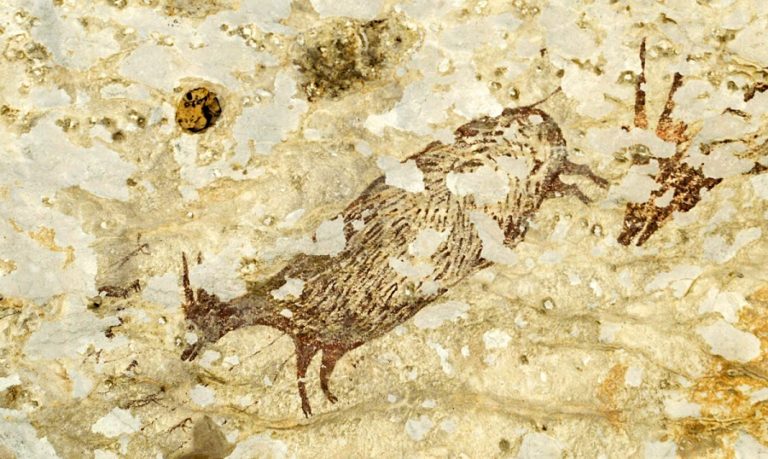 Самой старой картине в истории человечества — 44 000 лет