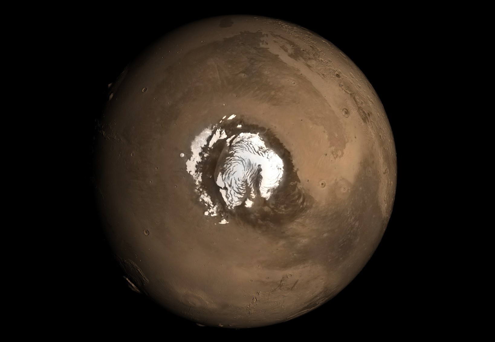 Ледник на Южном полюсе Марса