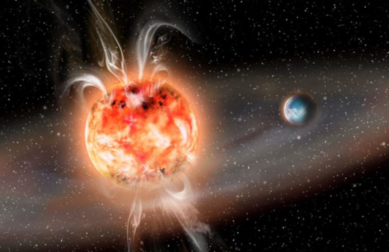 супервспышки красных карликов