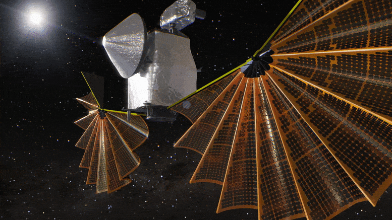 После успешного отделения от ракеты 16 октября космический аппарат НАСА "Люси" развернул обе солнечные батареи.
