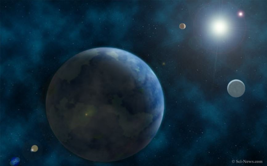 Две экзопланеты в системе HD 3167 находятся на перпендикулярных орбитах