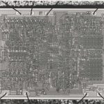 Схема микропроцессора Intel 4004.
