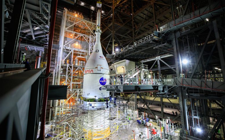 НАСА готовит ракету-носитель SLS к последнему испытанию