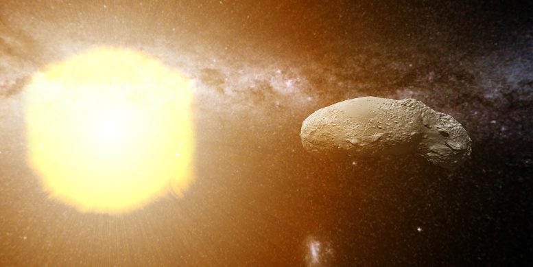 Воду на астероидах может создавать солнечный ветер