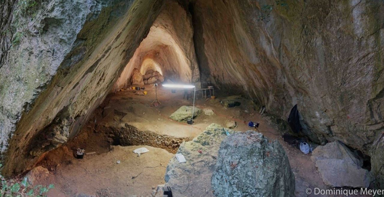 Пещера Арма Вейрана в Лигурийских горах