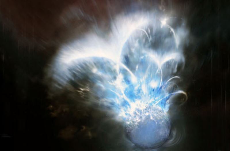 Астрономы обнаружили огромную пульсирующую вспышку от внегалактического магнетара