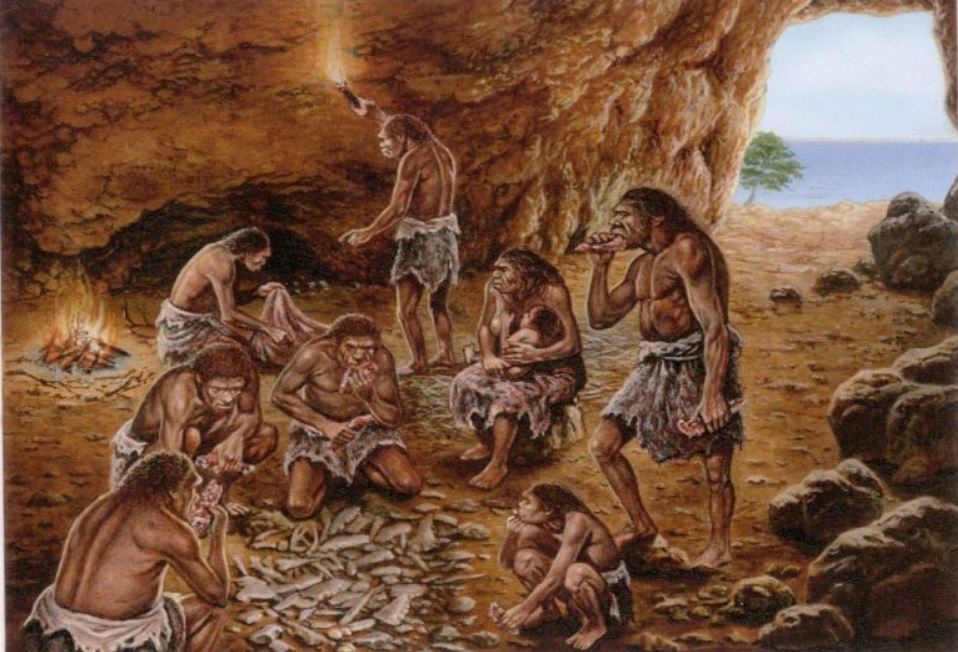 Реконструкция жизни древних людей в пещере Лазаре