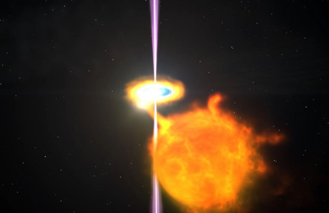 Астрономы обнаружили редкую «черную вдову» с самой короткой орбитой