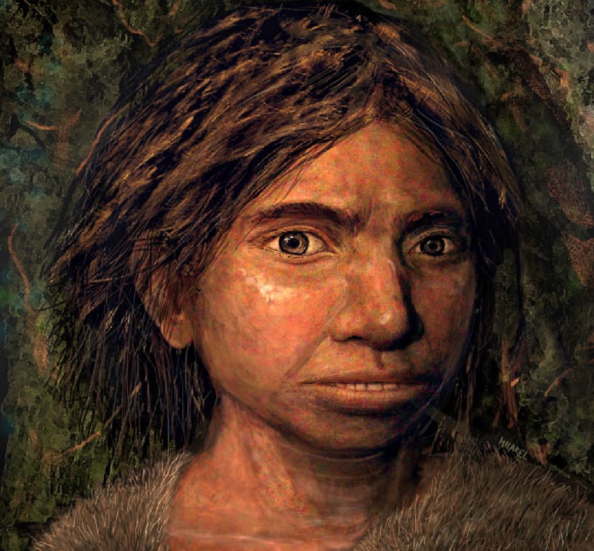Портрет юной денисовской девушки