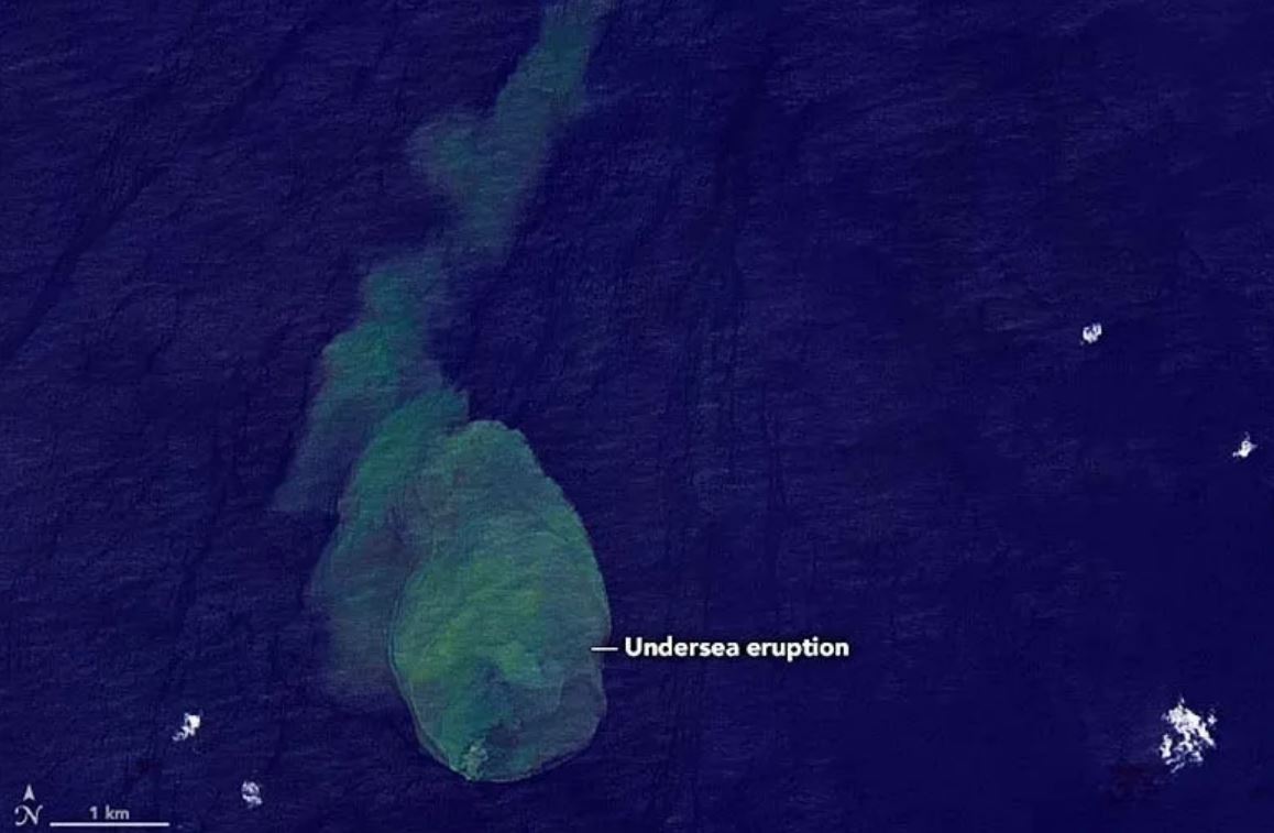 Подводный вулкан кавачи