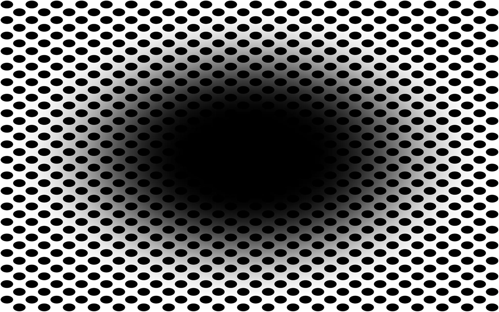 оптическая иллюзия Черная дыра