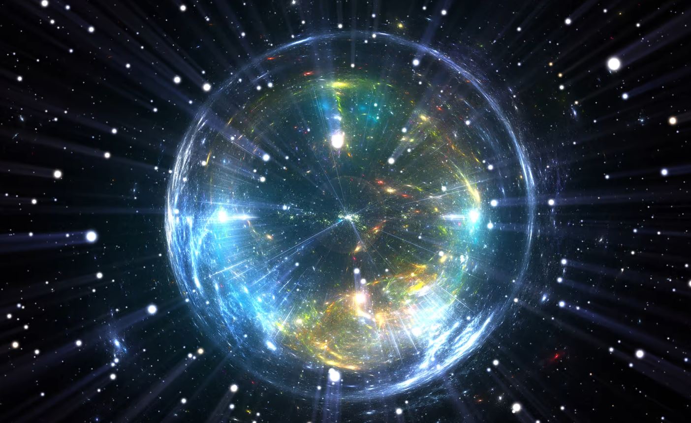 В последней модели пузырь распада ложного вакуума расширялся бы через космос, поглощая все вокруг.