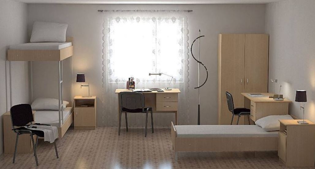 Мебель для общежитий: что нужно для обустройства комнат