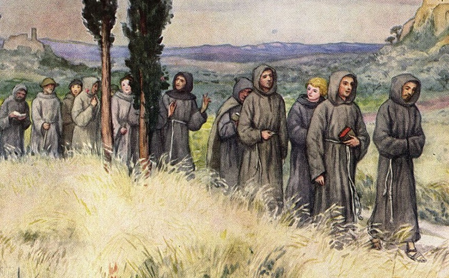 Средневековые монахи