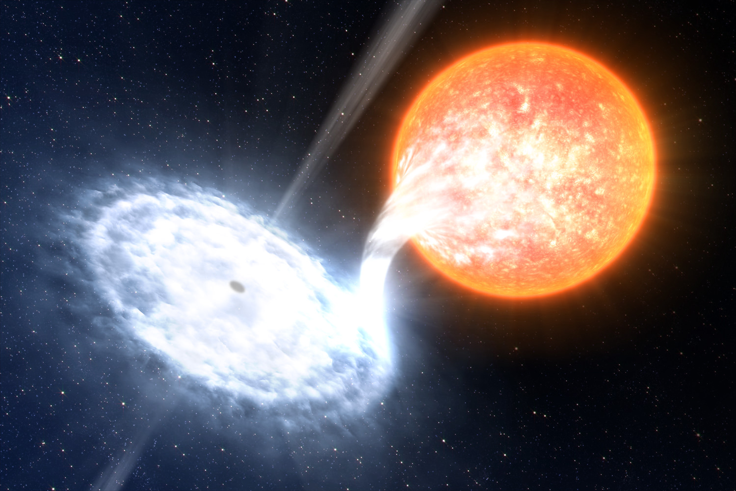 Астрономы нашли солнцеподобную звезду, вращающуюся вокруг черной дыры