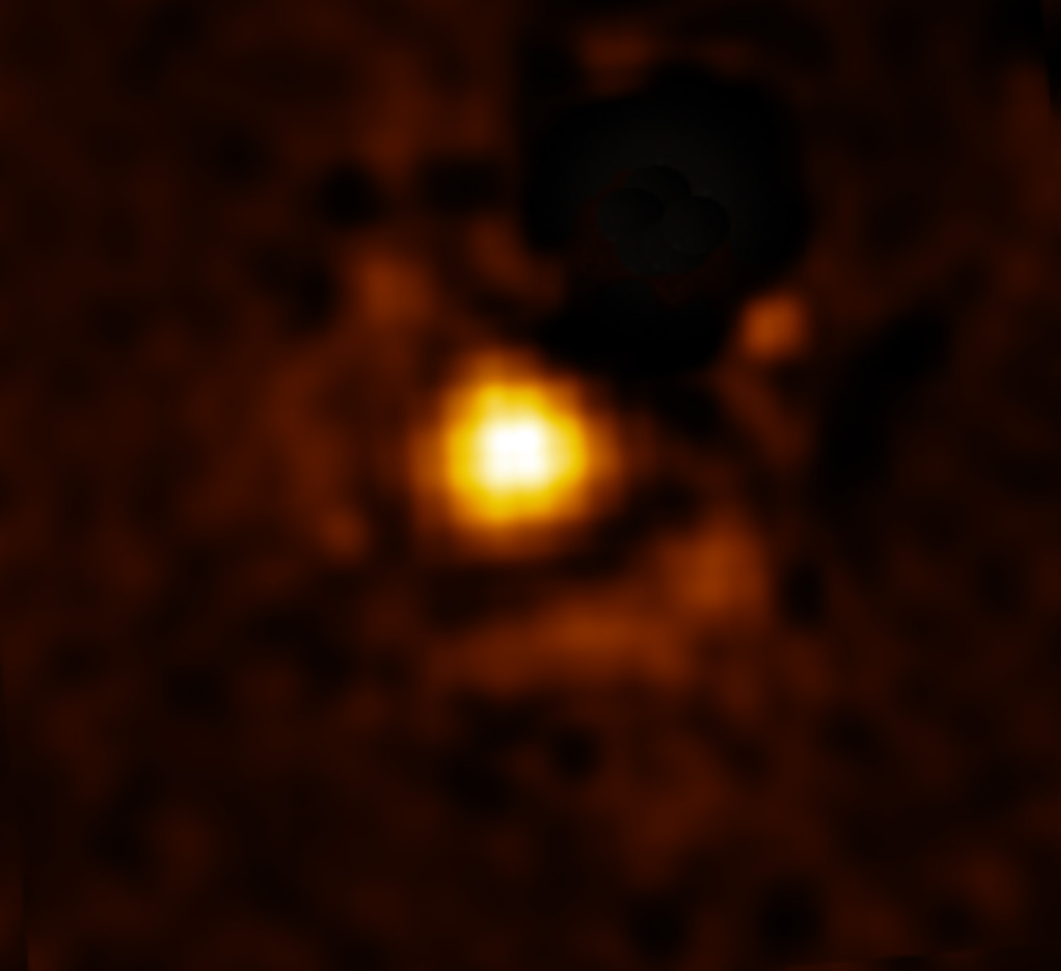 На этом изображении Webb/MIRI показана экзопланета HIP 65426b. Изображение предоставлено: NASA / ESA / CSA / Webb / A. Carter