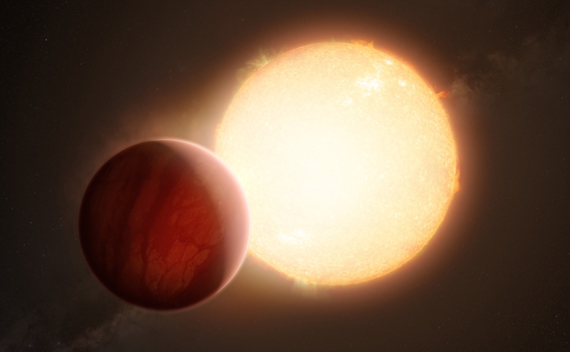 В атмосферах двух сверхгорячих юпитеров неожиданно обнаружен барий