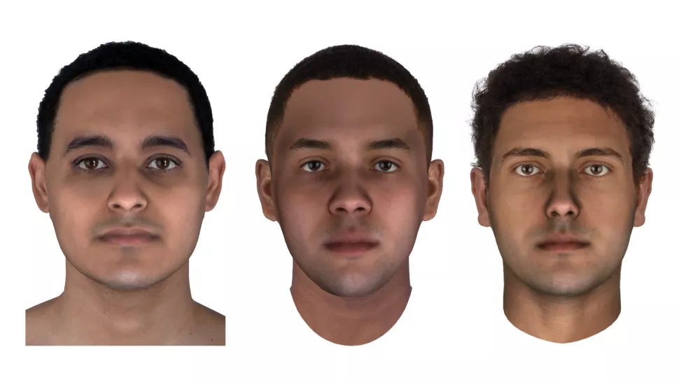 Используя данные ДНК, извлеченные из их останков, были созданы цифровые реконструкции, изображающие этих мужчин в возрасте 25 лет