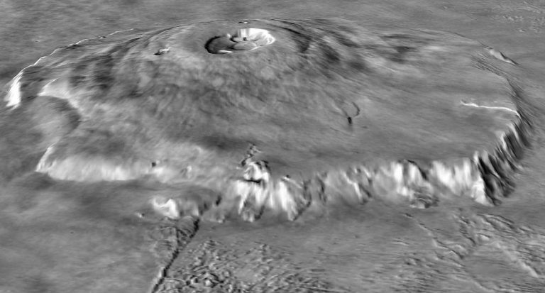 Наклонный вид горы Олимп