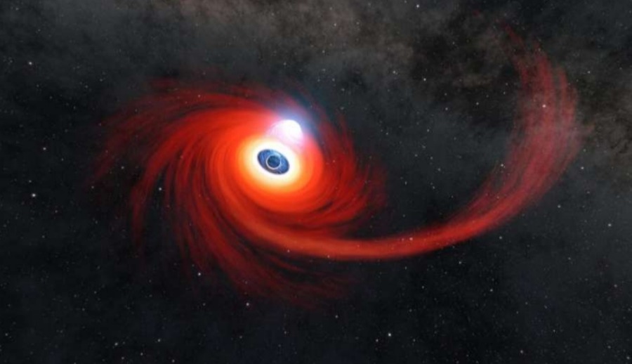 Астрономы изучили событие приливного разрушения звезды черной дырой