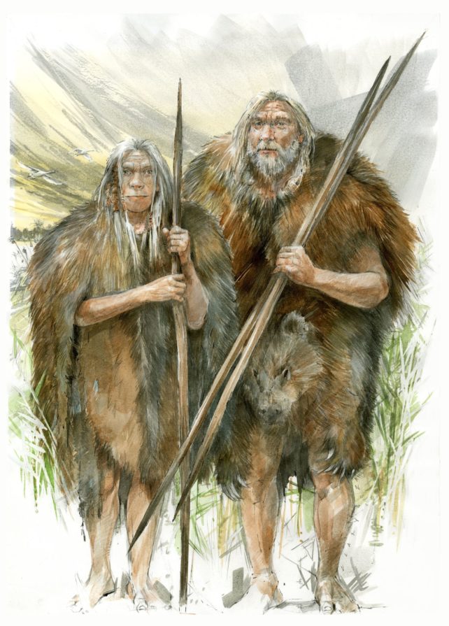 Homo heidelbergensis в медвежьих шкурах