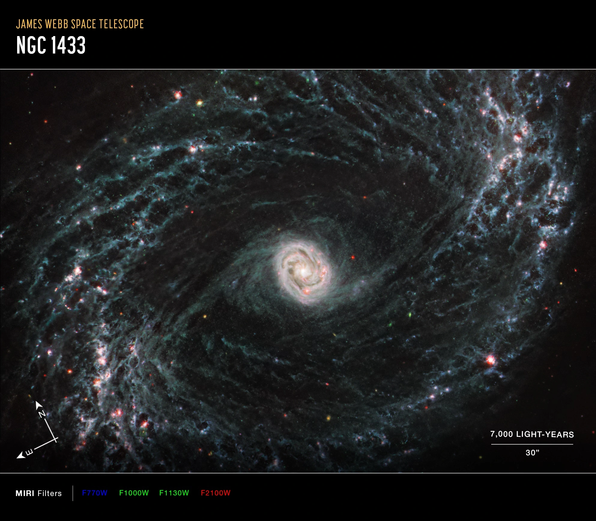Галактика NGC 1433