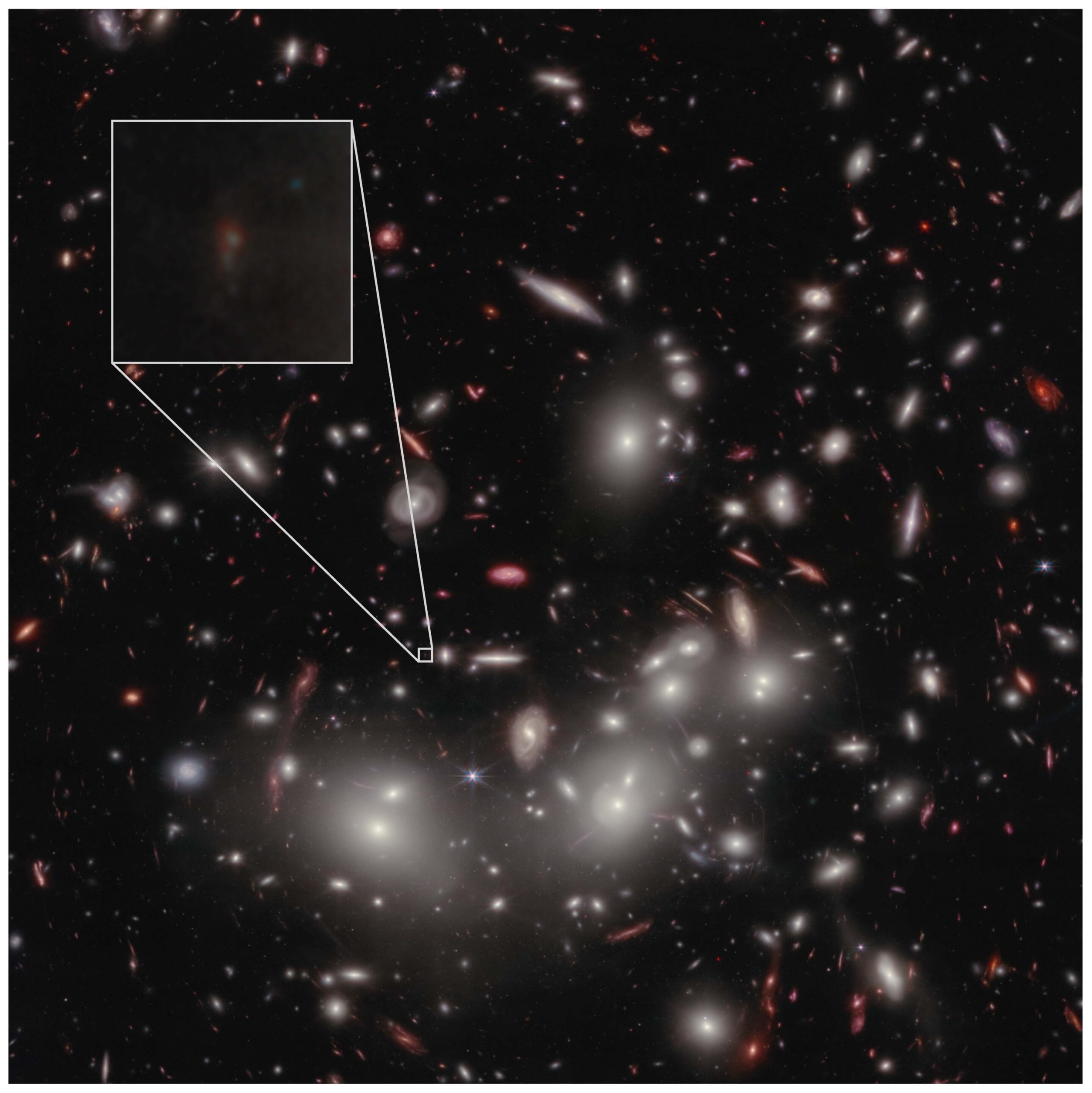 Проекция галактики JD1