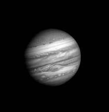 Хронометраж движения облачной системы Юпитера в течение одного месяца 