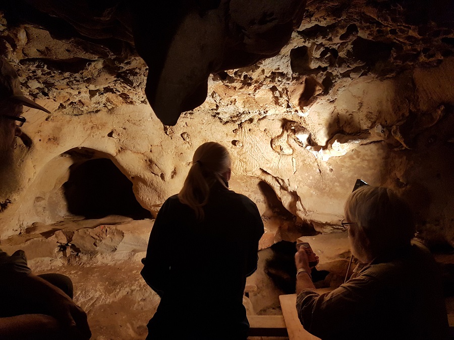 Рисунки неандертальцев в пещере Ла-Рош-Котар