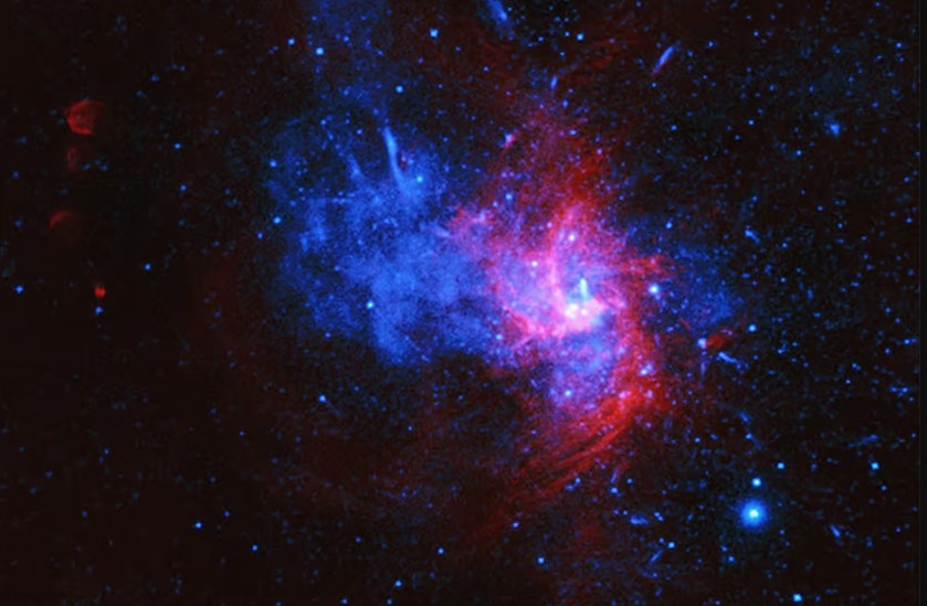 Составное изображение центра Млечного Пути