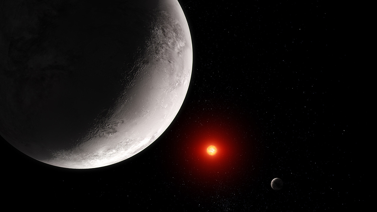 каменистая экзопланета TRAPPIST-1 c