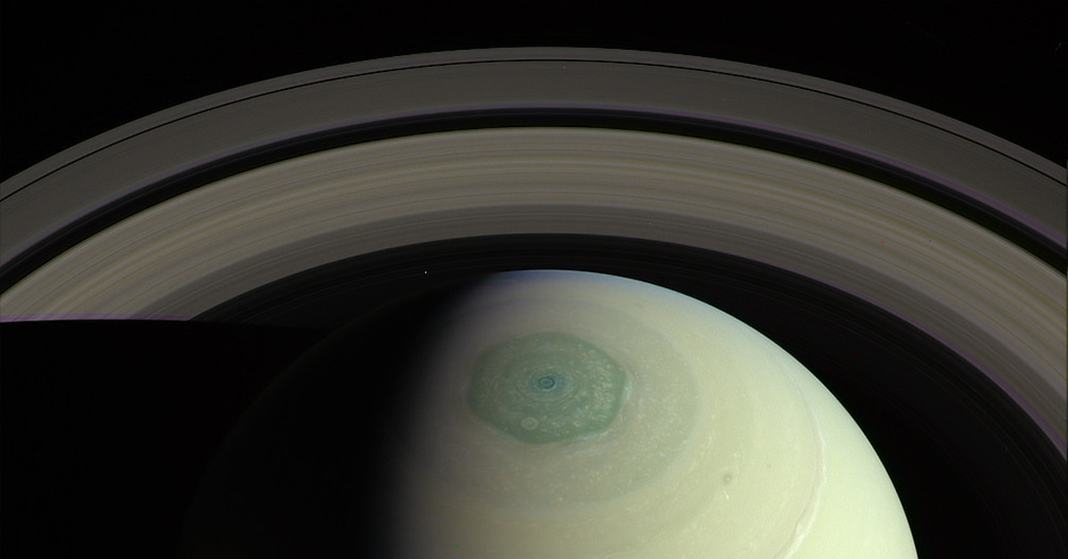 Гексагональный шторм Сатурна