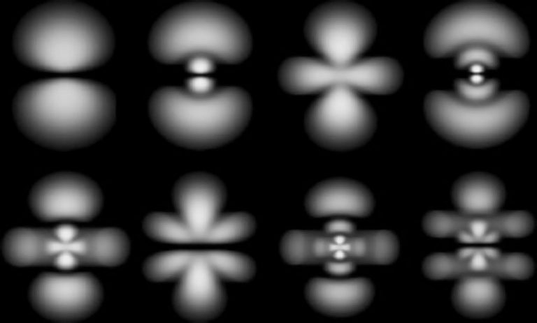 Изображение электронного облака