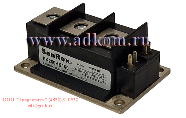 Тиристорно-диодный модуль SANREX PK250HB160