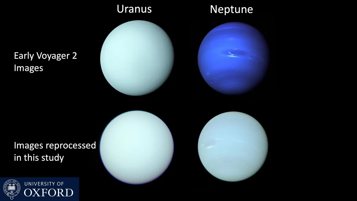 цвета Урана и Нептуна