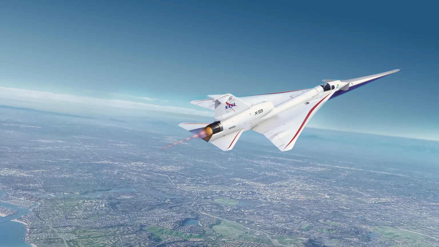 сверхзвуковой самолет X-59