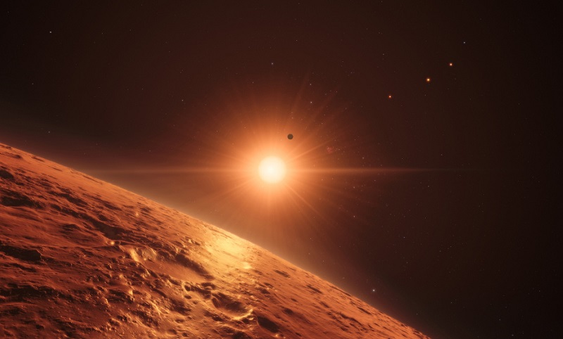 Экзопланета TRAPPIST-1е могла потерять собственную атмосферу
