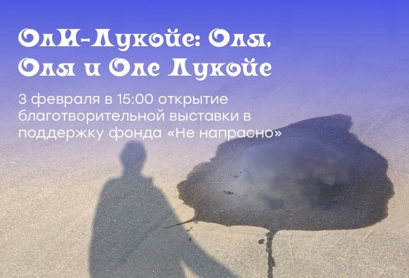благотворительная фотовыставка «ОлИ-Лукойе: Оля, Оля и Оле Лукойе»