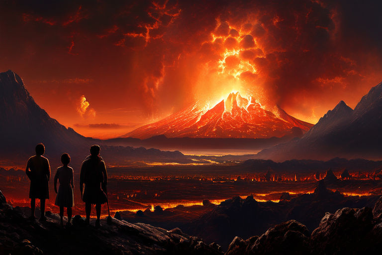 Как древние люди пережили извержение супервулкана Тоба?