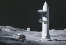 Концептуальное изображение системы посадки от SpaceX