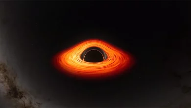 визуализация черной дыры