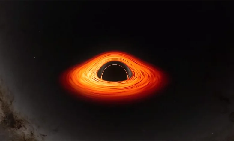 визуализация черной дыры