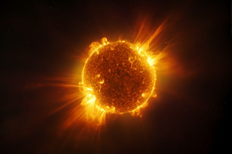 вспышка на Солнце