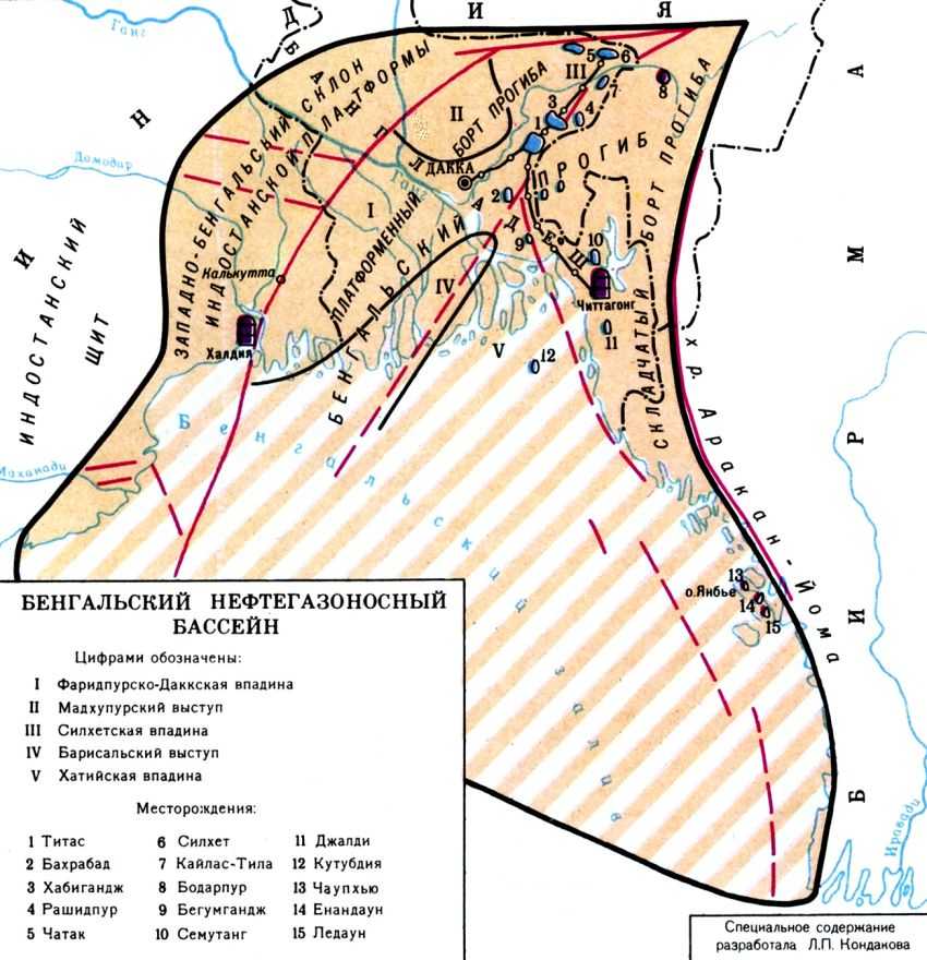 БЕНГАЛЬСКИЙ НЕФТЕГАЗОНОСНЫЙ БАССЕЙН фото