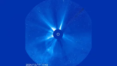 Солнечное извержение произошло со скоростью 1 процент от скорости света