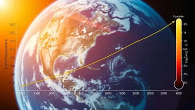 Какая связь между концентрацией CO2 в атмосфере и температурой на Земле?