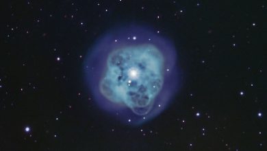 Изображение планетарной туманности NGC 1514.