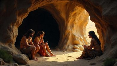 люди в пещере